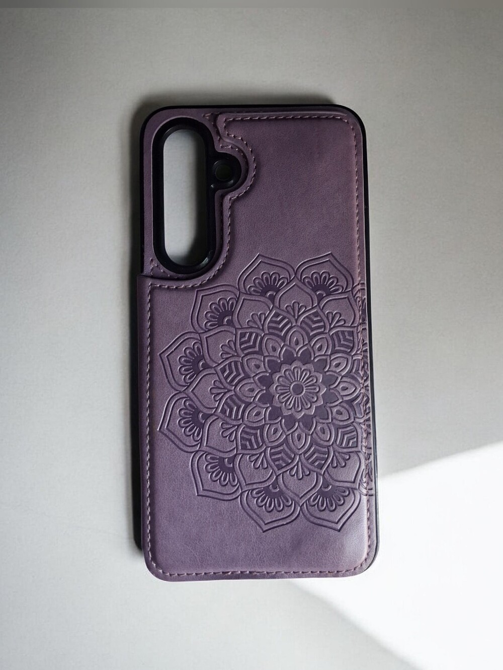 Purple Wallet Phone Case Pattern Samsung S24 Fe